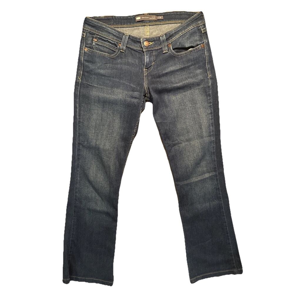 Levis Jeans Demi Curve Womens 7/28 Blue Low Rise Bootcut Skinny